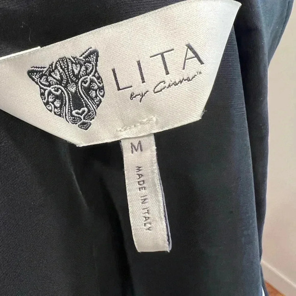 LITA by Ciara Elevate Trench Coat Black Size Medium - Picture 9 of 9